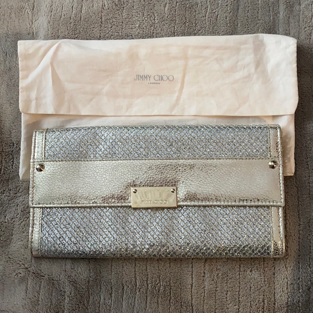 Jimmy Choo Clutch - 100% Authentic